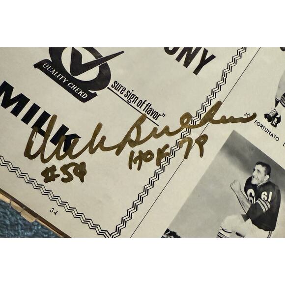 Signed!! NFL Illustrated - Bears vs Steelers 1963 - Ditka, Butkus, Wade, Hoak… - Picture 4 of 10